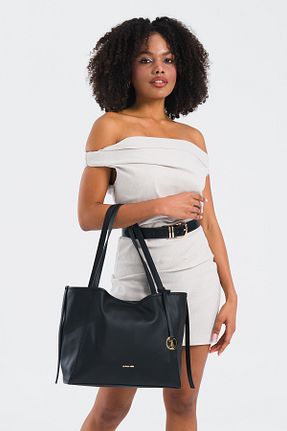 کیف دوشی مشکی زنانه چرم مصنوعی U.S. Polo Assn. - کد 894911067