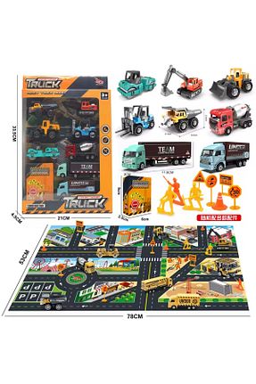 ماشین آلات راهسازی و کامیون اسباب بازی MJ TOYS - کد 898834639