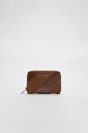 کیف پول قهوه ای زنانه Stradivarius - کد 894812806