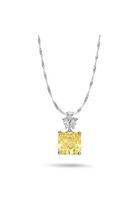 گردنبند نقره زرد زنانه 925 عیار Silveranka - کد 894884978