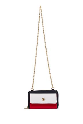 کیف پستچی سرمه ای زنانه چرم مصنوعی U.S. Polo Assn. - کد 894887621