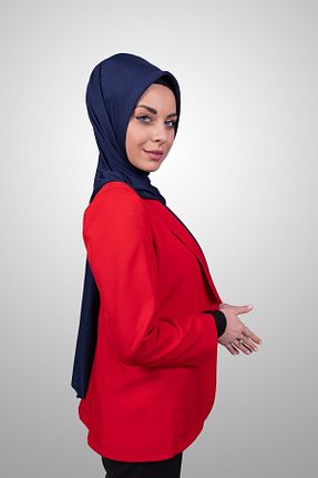 شال سرمه ای زنانه ویسکون Şalcenneti.com - کد 894891485