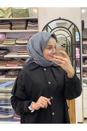 روسری طوسی پنبه ای HAREM SCARF - کد 894840513