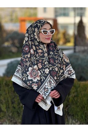 روسری رنگی پلی استر Ahivera - کد 894993761