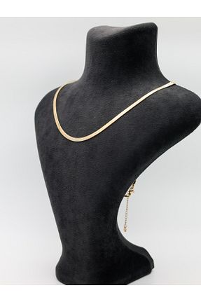 گردنبند استیل ( فولاد ) زرد زنانه استیل (فولاد) shop - کد 894993643