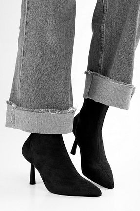 بوت / نیم بوت مشکی زنانه چرم مصنوعی Shoeberry - کد 894994616