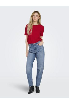 شلوار جین آبی زنانه فاق بلند ONLY - کد 895009824