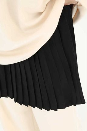 دامن مشکی زنانه بافتنی Puane - کد 895014597