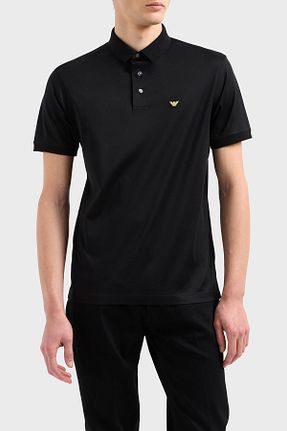 پولوشرت مشکی مردانه Liyosel Emporio Armani - کد 896526556