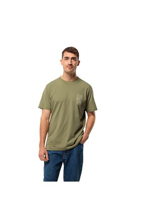 تیشرت زرشکی مردانه رگولار Jack Wolfskin - کد 828118906
