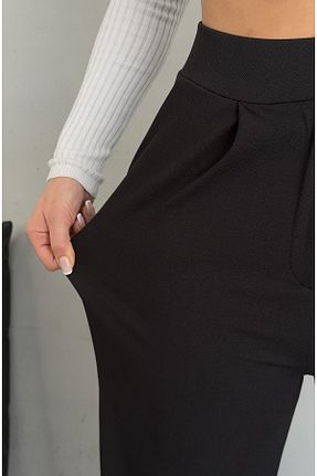 شلوار مشکی زنانه پلی استر moda armanc - کد 804460019