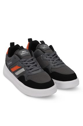 کفش اسنیکر طوسی مردانه بند دار Slazenger - کد 895036221