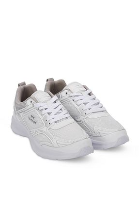 کفش اسنیکر سفید زنانه بند دار Slazenger - کد 895043082