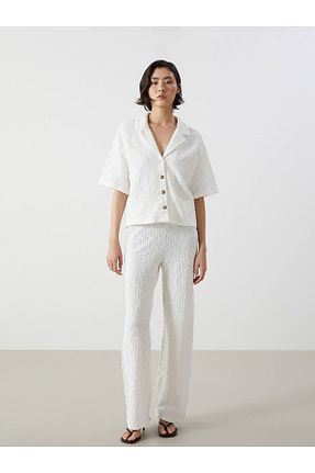 پیراهن نباتی زنانه رگولار LC Waikiki - کد 896538513