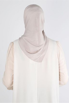 روسری بژ پلی استر Alvina - کد 801114181