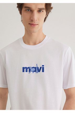 تیشرت صورتی مردانه یقه دوچرخه Mavi - کد 895043391