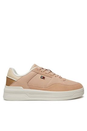 کفش اسنیکر صورتی زنانه بند دار Tommy Hilfiger - کد 896481583