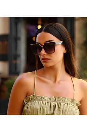 عینک آفتابی سفید زنانه UV400 Pierre Lotus - کد 895056198