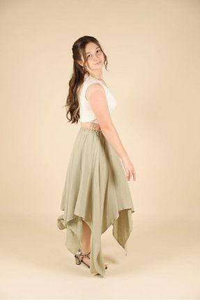دامن سبز بچه گانه ساده Ugly Duck - کد 896547595