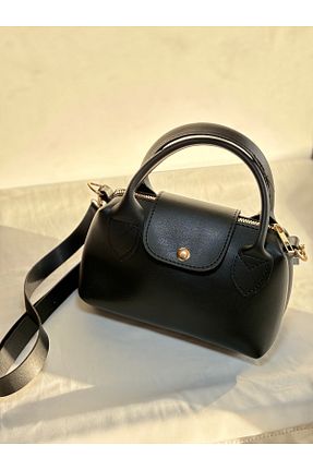 کیف دوشی مشکی زنانه چرم مصنوعی SOFT - کد 895115012