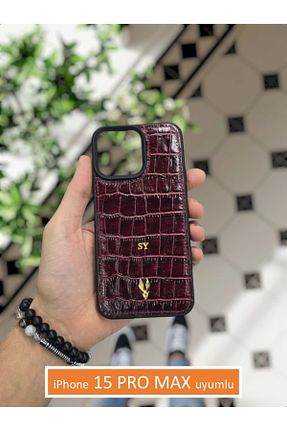 کاور و قاب زرشکی iPhone 15 Pro Max VİSSO - کد 897625996