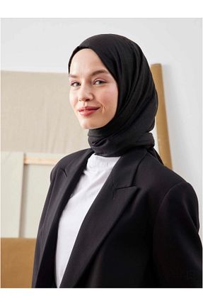 شال مشکی زنانه پنبه ای Azze - کد 895150341