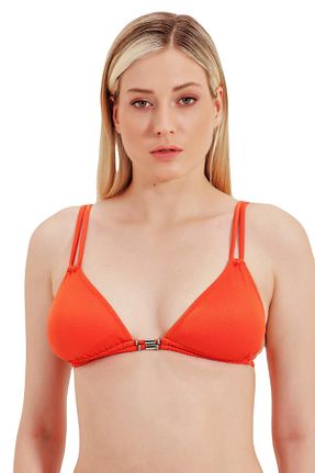 بالاتنه بیکینی نارنجی زنانه ساده ZEKİ - کد 896560585