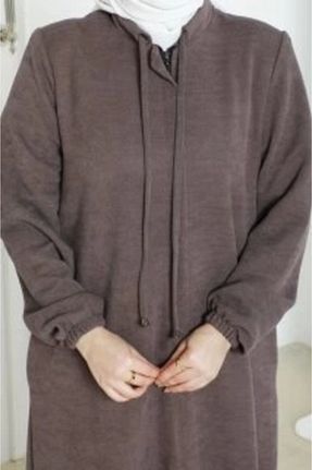 کلاه و ابایا رنگی زنانه بافت Nevayla Moda - کد 895175003