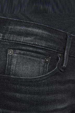 شلوار جین مشکی مردانه پاچه ساده Jack & Jones - کد 48727222