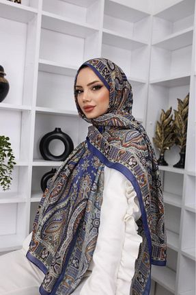 شال قهوه ای زنانه پنبه ای HAR-UM Ticaret - کد 888708761