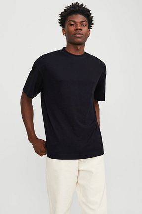 تیشرت مشکی مردانه Loose Jack & Jones - کد 822361241