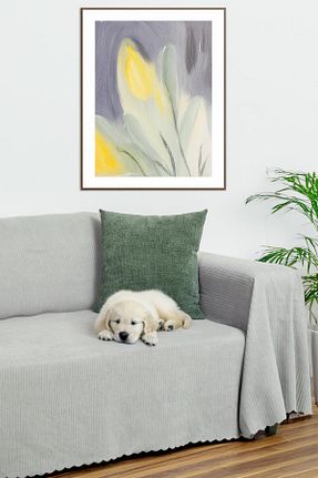 کاور مبل طوسی Şönil Latuda Home - کد 895195099