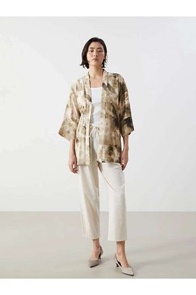 شلوار بژ زنانه کتان LC Waikiki - کد 895198536