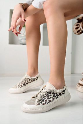 کفش اسنیکر رنگی زنانه بند دار İncimoda - کد 895212173