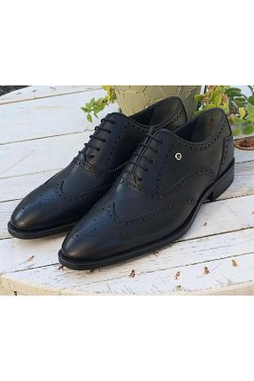 کفش کلاسیک مشکی مردانه چرم خالص Pierre Cardin - کد 895215591