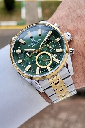 ساعت مچی طلائی مردانه 43 میلی متر Daniel Klein - کد 895219486