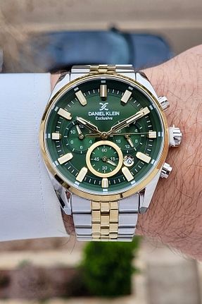 ساعت مچی طلائی مردانه 43 میلی متر Daniel Klein - کد 904692189