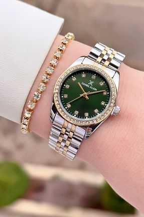 ساعت مچی طلائی زنانه 26-30 میلی متر Daniel Klein - کد 895446361