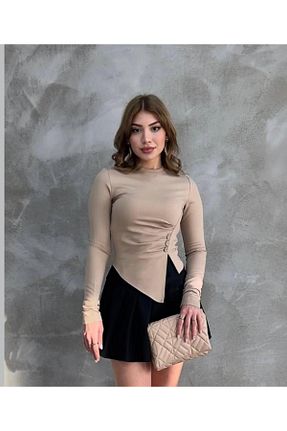 بادی بژ زنانه یقه دوچرخه Oğuzhan Tekstil - کد 895283286