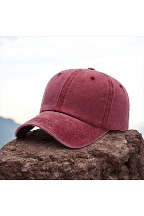 کلاه زرشکی زنانه پنبه ای awix - کد 896767883
