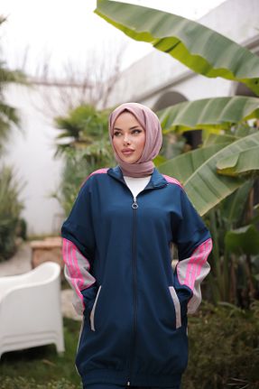 ست کرمکن اسپرت سرمه ای زنانه پلی استر MİMİ Luxury Wear - کد 896632172