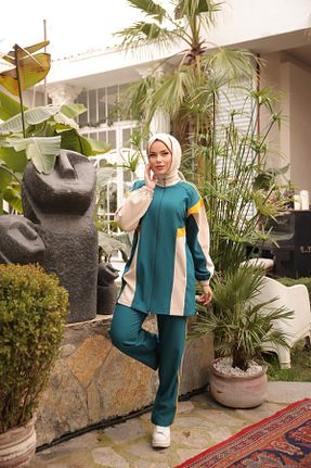 ست کرمکن اسپرت آبی زنانه پلی استر MİMİ Luxury Wear - کد 896645873