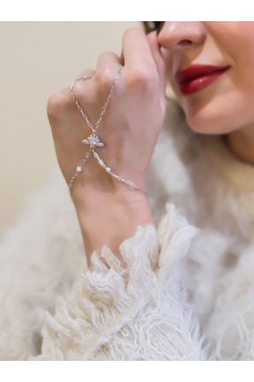 دستبند نقره رنگی زنانه 925 عیار orchards - کد 896653115