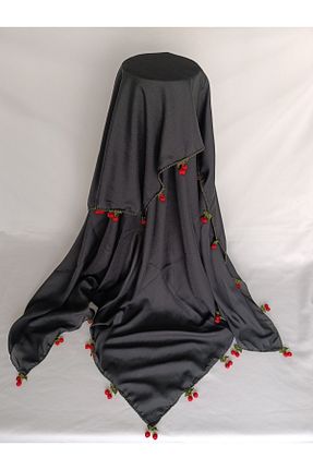 روسری مشکی 90 x 90 Bircan Hediyelik - کد 270260776