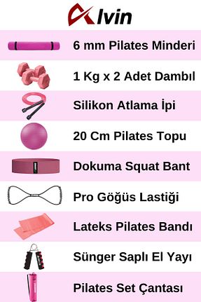 ست پیلاتس صورتی Elya Pilates - کد 862919164