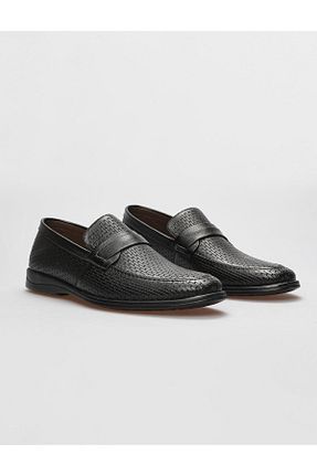 کفش کژوال مشکی مردانه چرم خالص Cabani - کد 796427519