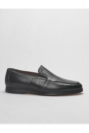 کفش کژوال مشکی مردانه چرم خالص Cabani - کد 776204121