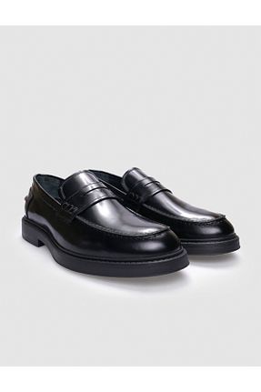 کفش کژوال مشکی مردانه چرم خالص Cabani - کد 862569580