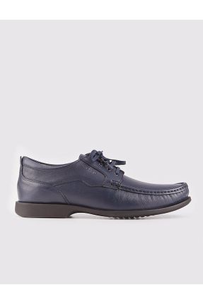 کفش کژوال سرمه ای مردانه چرم خالص Cabani - کد 93920657
