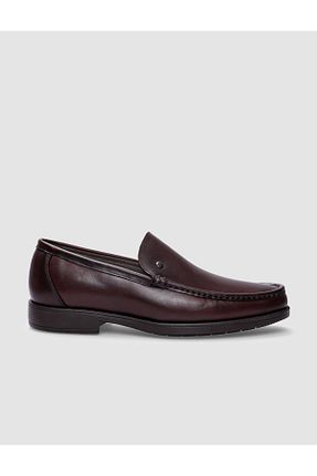 کفش کژوال قهوه ای مردانه چرم خالص Cabani - کد 808954377